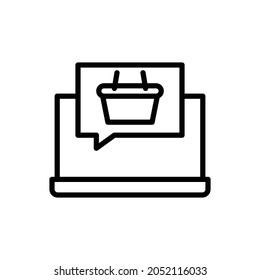 icono de pedido, ilustración vectorial de icono de compra