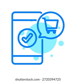 Order Icon In Shape Vector Illustration