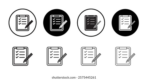 Order icon Thin line art collection