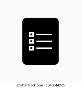 Order Icon - Vector Sign and Symbol for Design, Presentation, Website or Apps Elements.
