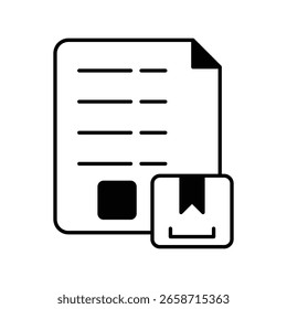 order icon with white background vector stock illustration