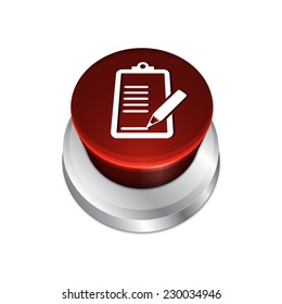 Order list button with list and pen icon 