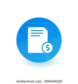 Order manage Icon button gradient Design template vector