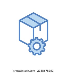 Order Management icon isolate white background vector stock illustration