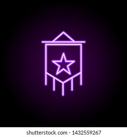 order neon icon. Elements of web set. Simple icon for websites, web design, mobile app, info graphics