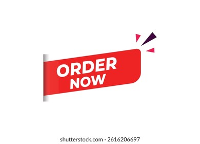 order now banner icon vector design 
