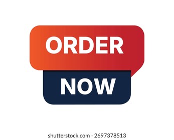 Order now button for online shopping and promotions