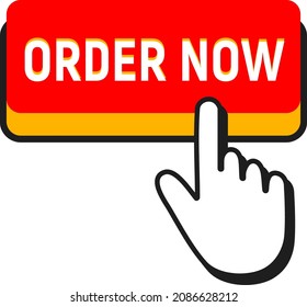 order now  button push button sign key 