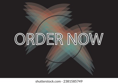Order now button with shopping cart. Shop now. Modern collection for website. Online shopping. Social post, Click here, apply, buttons hand pointer clicking. Web design elements. Vector illustration.