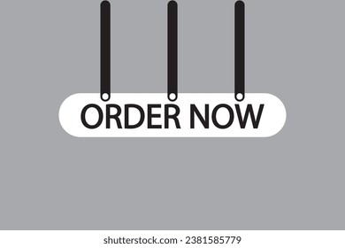 Haga el pedido ahora con el carro de la compra. Compra ahora. Colección moderna para el sitio web. Compras en línea. Publicación social, Haga clic aquí, aplicar, botones pulsando con la mano. Elementos de diseño Web. Ilustración vectorial.