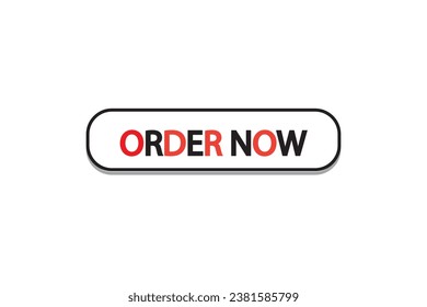 Order now button with shopping cart. Shop now. Modern collection for website. Online shopping. Social post, Click here, apply, buttons hand pointer clicking. Web design elements. Vector illustration.