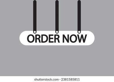 Order now button with shopping cart. Shop now. Modern collection for website. Online shopping. Social post, Click here, apply, buttons hand pointer clicking. Web design elements. Vector illustration.