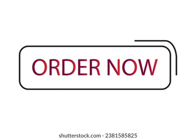 Order now button with shopping cart. Shop now. Modern collection for website. Online shopping. Social post, Click here, apply, buttons hand pointer clicking. Web design elements. Vector illustration.