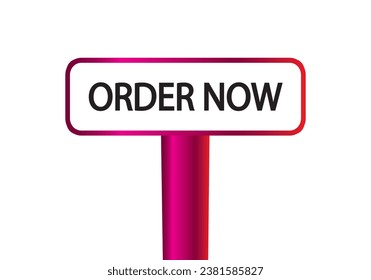 Order now button with shopping cart. Shop now. Modern collection for website. Online shopping. Social post, Click here, apply, buttons hand pointer clicking. Web design elements. Vector illustration.
