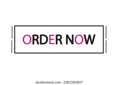 Order now button with shopping cart. Shop now. Modern collection for website. Online shopping. Social post, Click here, apply, buttons hand pointer clicking. Web design elements. Vector illustration.