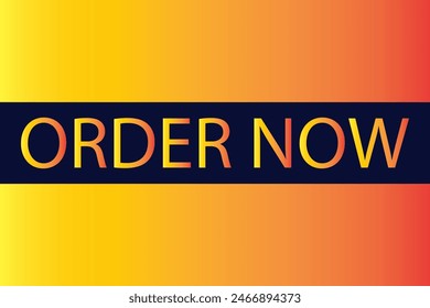 Order now button with shopping cart. Colorful  modern collection for website. Online shopping. Social media post, Click here, apply, buttons clicking. Web design elements. Vector and illustration. 