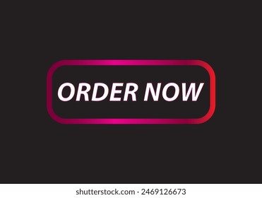 Order now button with shopping cart. Colorful modern collection for website. Online sell. Social media post, Click here, apply, buttons clicking. Web design elements. Vector and illustration.