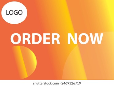 Order now button with shopping cart. Colorful modern collection for website. Online sell. Social media post, Click here, apply, buttons clicking. Web design elements. Vector and illustration.