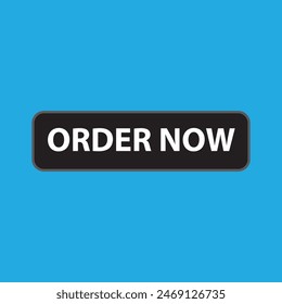 Order now button with shopping cart. Colorful modern collection for website. Online sell. Social media post, Click here, apply, buttons clicking. Web design elements. Vector and illustration.