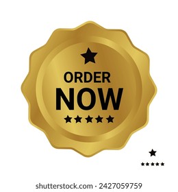 order now button for web design, online shopping web banners . Order now icon ,order now promotion .Vector illustration

