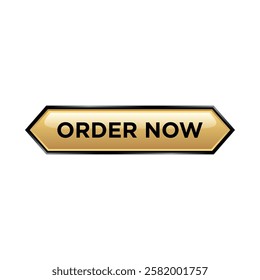 order now button website vector template
