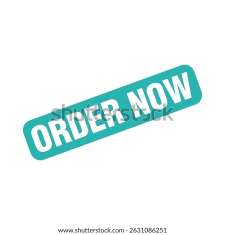Order Now Letter Rubber Stamp Template Design