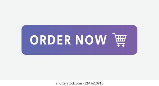 Order now vector button in modern style. Order now button icon vector illustration.