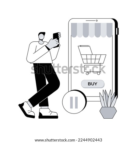 Order on hold abstract concept vector illustration. Order status details, e-commerce website, booking processing, purchase on hold, payment in process, cancellation required abstract metaphor.