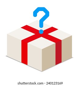 order a package of various goods - vector stock