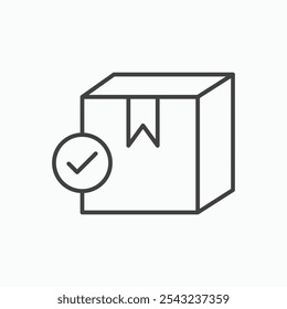 Order receive icon in black outlined and solid.