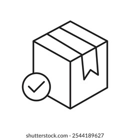 Order receive icon. isolated vector icon.