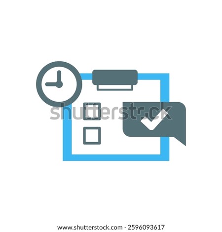 Order was successfully entered and received. Incoming orders take time to be processed. Use of icons on applications, websites and user interfaces