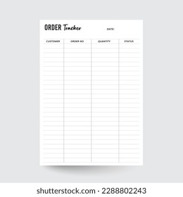 Order Tracker,Purchase Tracker,Order Form,Spending Tracker,Order Form Template,Order Log,Order List,Order Tracker Form,Order Tracker Book,Order Tracker Insert,order tracking sheet