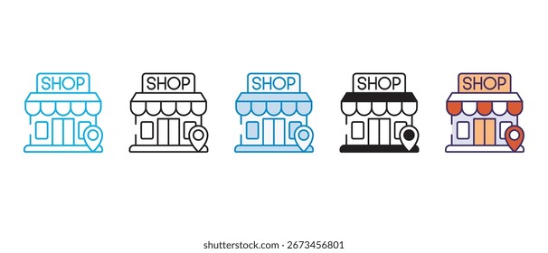 Projeto de ícone de Rastreamento de Pedidos com ilustração de estoque de fundo branco
