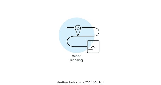 Order Tracking Symbol for Delivery Status - Vector Icon