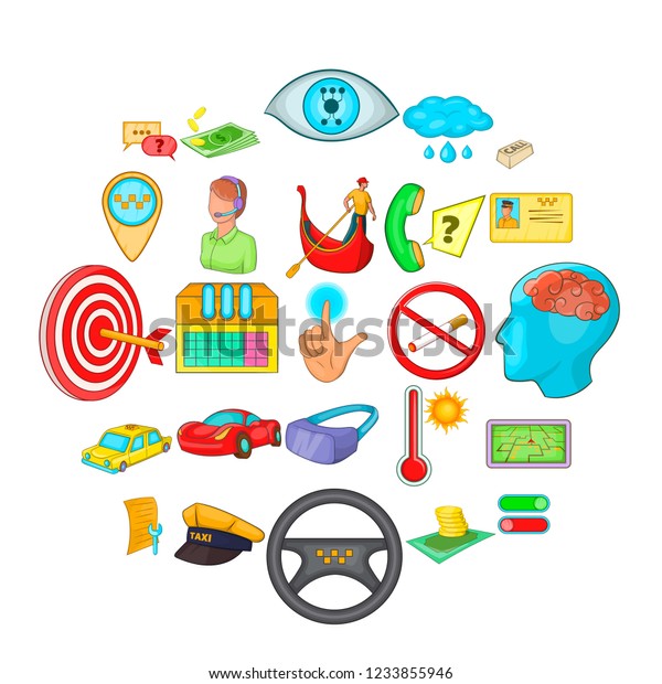 Order
transportation icons set. Cartoon set of 25 order transportation
vector icons for web isolated on white
background