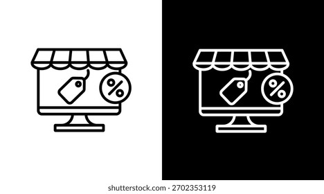 Order White Icon Set Design