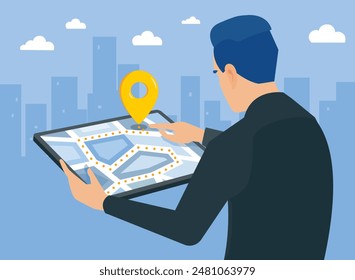 Ordering and delivery via mobile applications. Ordering and transporting products via express mail. 