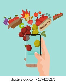 Ordering fruits and vegetables online for health care workers, a growing business.