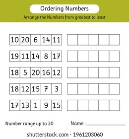 number worksheets images stock photos vectors shutterstock