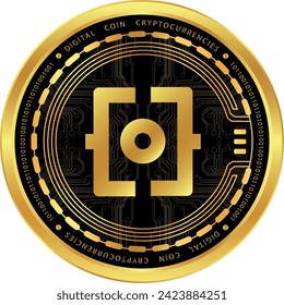 ordi coin vector illustrations. 3d illustration. vector coins.