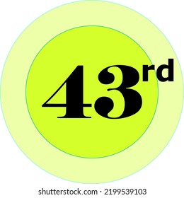 Ordinal Numbers Counting Vector Art Illustration Stock Vector (Royalty ...