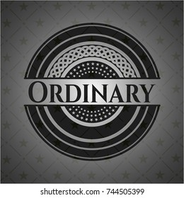 Ordinary black emblem