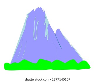 An ordinary mountain that can be seen anywhere 