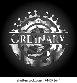 Ordinary on grey camouflage pattern
