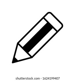 ordinary pencil line icon vector