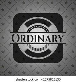 Ordinary realistic dark emblem