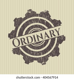 Ordinary rubber stamp