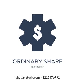 Ordinary share icon. Trendy flat vector Ordinary share icon on white background from business collection, vector illustration can be use for web and mobile, eps10
