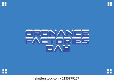 Vorlage für Ordnance Factors Day Vektor